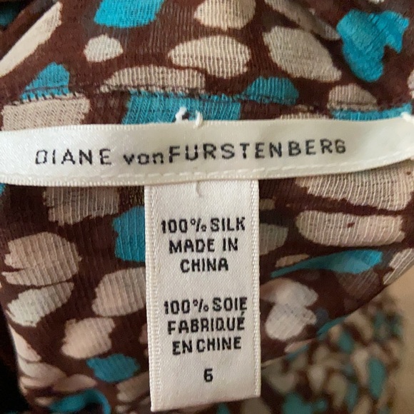 Like new DVF silk halter dress - Picture 9 of 9
